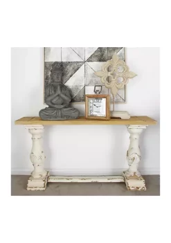Cheap 🎁 Vintage Wood Console Table by Monroe Lane ❤️
