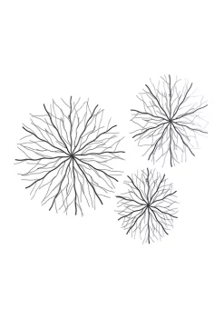 Deals 😍 Contemporary Metal Wall Decor - Set of 3 by Monroe Lane 🔥 -Monroe Lane Sales Belk 14618