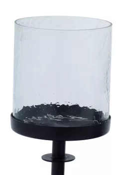 Promo 🥰 Industrial Mango Wood Candelabra by Monroe Lane 🎁 -Monroe Lane Sales Belk 14642