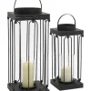 Top 10 🎁 Contemporary Metal Lantern - Set of 2 by Monroe Lane ❤️