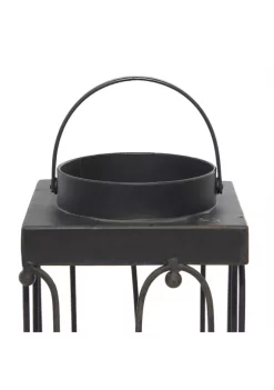 Top 10 🎁 Contemporary Metal Lantern - Set of 2 by Monroe Lane ❤️ -Monroe Lane Sales Belk 14653