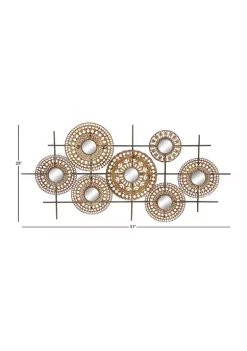 Outlet 💯 Modern Metal Wall Decor by Monroe Lane 😉 -Monroe Lane Sales Belk 14695