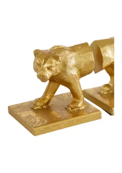 Deals 🔥 Glam Metal Bookends - Set of 2 by Monroe Lane 🤩 -Monroe Lane Sales Belk 14745