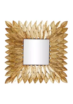 Outlet 🛒 Rustic Metal Wall Mirror by Monroe Lane 😍