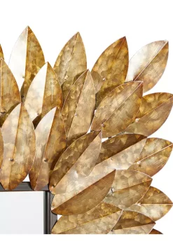 Outlet 🛒 Rustic Metal Wall Mirror by Monroe Lane 😍 -Monroe Lane Sales Belk 14777