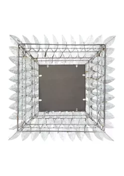 Outlet 🛒 Rustic Metal Wall Mirror by Monroe Lane 😍 -Monroe Lane Sales Belk 14779