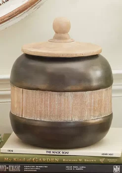 Best reviews of βοΈ Rustic Metal Decorative Jars by Monroe Lane π