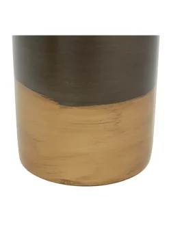 Best reviews of ❤️ Contemporary Metal Vase - Set of 2 by Monroe Lane 🌟 -Monroe Lane Sales Belk 14841