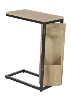 Buy 🧨 Industrial Wood Accent Table by Monroe Lane ⭐ -Monroe Lane Sales Belk 14847