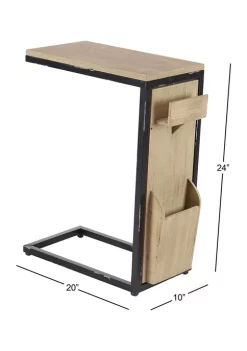 Buy 🧨 Industrial Wood Accent Table by Monroe Lane ⭐ -Monroe Lane Sales Belk 14848