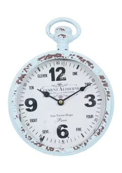 Brand new 👏 Vintage Metal Wall Clock - Set of 2 by Monroe Lane 🧨 -Monroe Lane Sales Belk 14860