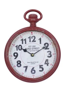 Brand new 👏 Vintage Metal Wall Clock - Set of 2 by Monroe Lane 🧨 -Monroe Lane Sales Belk 14862