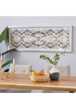 Outlet 🥰 Contemporary Cotton Framed Wall Art by Monroe Lane ❤️