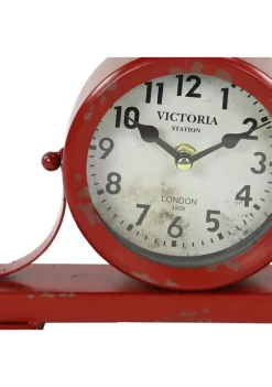 Wholesale 🔥 Vintage Metal Clock - Set of 2 by Monroe Lane 👏 -Monroe Lane Sales Belk 14903