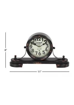 Wholesale 🔥 Vintage Metal Clock - Set of 2 by Monroe Lane 👏 -Monroe Lane Sales Belk 14904