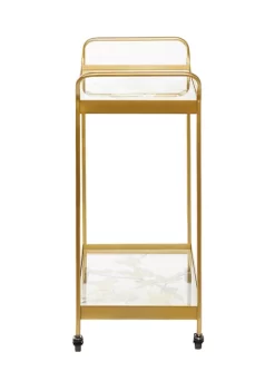 Top 10 🤩 Contemporary Metal Bar Cart by Monroe Lane 🔥 -Monroe Lane Sales Belk 14910