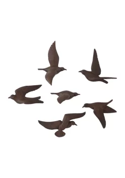 Cheap 💯 Contemporary Polystone Wall Decor - Set of 6 by Monroe Lane ✔️