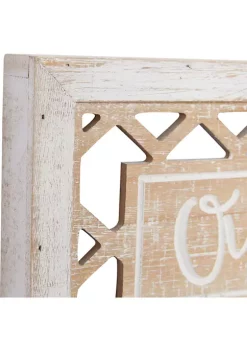 Promo 👏 Farmhouse Wood Wall Decor - Set of 2 by Monroe Lane 🎉 -Monroe Lane Sales Belk 14930