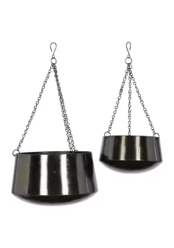 Cheapest ✔️ Glam Metal Planter - Set of 2 by Monroe Lane 🌟 -Monroe Lane Sales Belk 14941