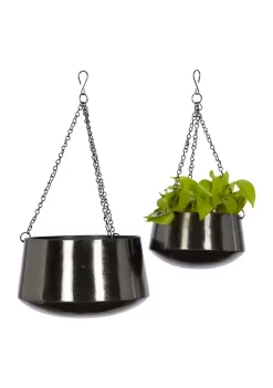 Cheapest ✔️ Glam Metal Planter - Set of 2 by Monroe Lane 🌟 -Monroe Lane Sales Belk 14942