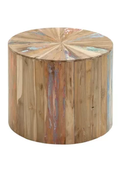 Buy ✔️ Rustic Reclaimed Wood Accent Table by Monroe Lane 👏 -Monroe Lane Sales Belk 14948
