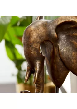 Brand new 🛒 Resin Modern Sculpture - Elephant by Monroe Lane 🌟 -Monroe Lane Sales Belk 14952