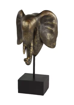 Brand new 🛒 Resin Modern Sculpture - Elephant by Monroe Lane 🌟 -Monroe Lane Sales Belk 14955