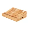 Brand new 🎁 Coastal Teak Wood Tray - Set of 3 by Monroe Lane 😍