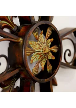 Best deal ✨ Traditional Metal Wall Decor by Monroe Lane ⌛ -Monroe Lane Sales Belk 14983