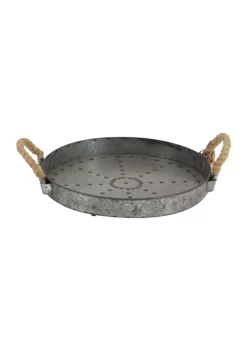 Discount ✨ Farmhouse Metal Tray by Monroe Lane 💯 -Monroe Lane Sales Belk 15010