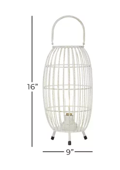 Best deal 🌟 Iron Modern Lantern by Monroe Lane 🔔 -Monroe Lane Sales Belk 15042