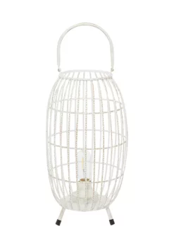 Best deal 🌟 Iron Modern Lantern by Monroe Lane 🔔 -Monroe Lane Sales Belk 15043