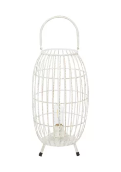 Best deal 🌟 Iron Modern Lantern by Monroe Lane 🔔 -Monroe Lane Sales Belk 15044