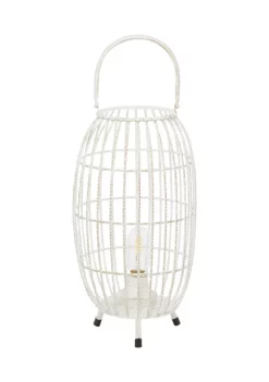 Best deal 🌟 Iron Modern Lantern by Monroe Lane 🔔 -Monroe Lane Sales Belk 15045