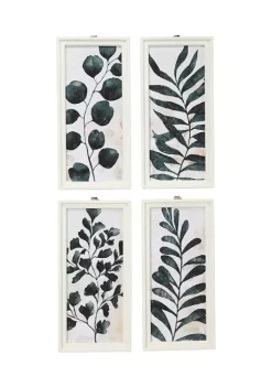 New ⭐ Vintage Wood Framed Wall Art - Set of 4 by Monroe Lane 🎉 -Monroe Lane Sales Belk 15050