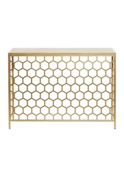 Best Sale 🎉 Contemporary Metal Console Table by Monroe Lane 🔥 -Monroe Lane Sales Belk 15081