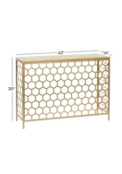 Best Sale 🎉 Contemporary Metal Console Table by Monroe Lane 🔥 -Monroe Lane Sales Belk 15082