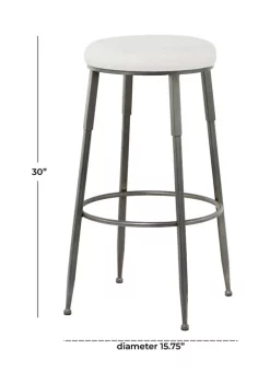 Discount 🎁 Industrial Metal Counter Stool by Monroe Lane 😍 -Monroe Lane Sales Belk 15087