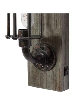 Top 10 ⌛ Industrial Metal Wall Sconce by Monroe Lane 🧨 -Monroe Lane Sales Belk 15091