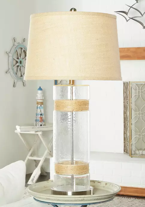 Top 10 ✔️ Rustic Glass Table Lamp - Set of 2 by Monroe Lane ❤️ 2 Top 10 ✔️ Rustic Glass Table Lamp - Set of 2 by Monroe Lane ❤️ - Image 2