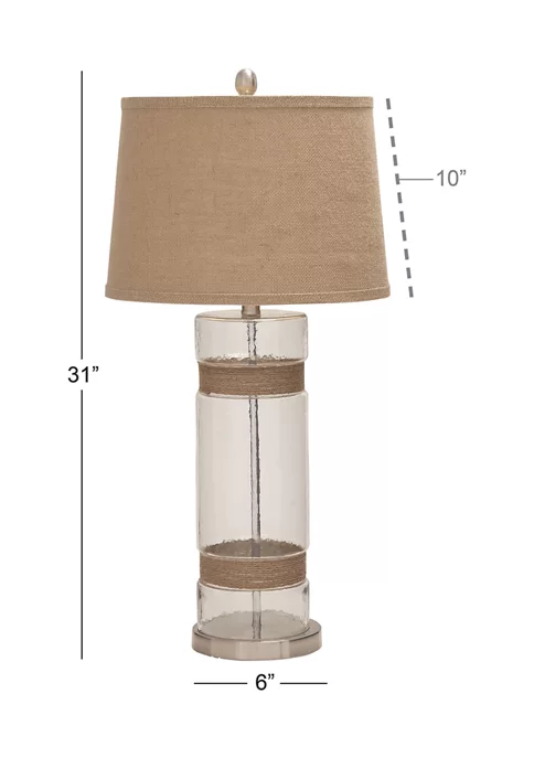 Top 10 ✔️ Rustic Glass Table Lamp - Set of 2 by Monroe Lane ❤️ 4 Top 10 ✔️ Rustic Glass Table Lamp - Set of 2 by Monroe Lane ❤️ - Image 4