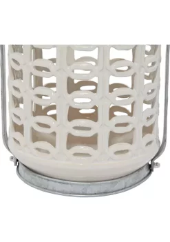 Coupon 🧨 Stoneware Coastal Lantern by Monroe Lane 🎉 -Monroe Lane Sales Belk 15151