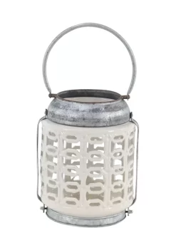 Coupon 🧨 Stoneware Coastal Lantern by Monroe Lane 🎉 -Monroe Lane Sales Belk 15154