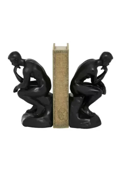 Discount 🔔 Vintage Polystone Bookends - Set of 2 by Monroe Lane 🔥
