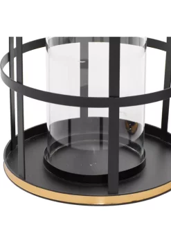 Discount 🔥 Industrial Metal Lantern - Set of 2 by Monroe Lane 🤩 -Monroe Lane Sales Belk 15163