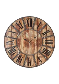 Best Pirce 🎉 Farmhouse Wood Wall Clock by Monroe Lane 🔥