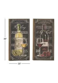 Flash Sale 🥰 Traditional Linen Wall Art - Set of 2 by Monroe Lane 👏 -Monroe Lane Sales Belk 15241