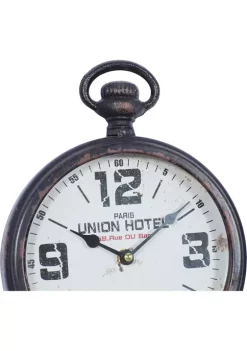 Budget 👍 Vintage Metal Wall Clock - Set of 2 by Monroe Lane ✨ -Monroe Lane Sales Belk 15249