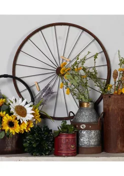 Deals 👍 Farmhouse Metal Wall Decor by Monroe Lane 🔔 -Monroe Lane Sales Belk 15257