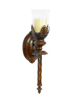 Best deal 😀 Traditional Glass Wall Sconce by Monroe Lane ✔️